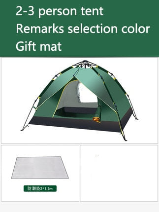 fully automatic 1 single 2 double couple home camping tent