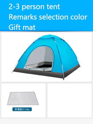 fully automatic 1 single 2 double couple home camping tent